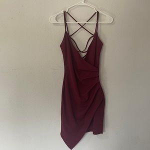 Maroon Windsor Homecoming Dress